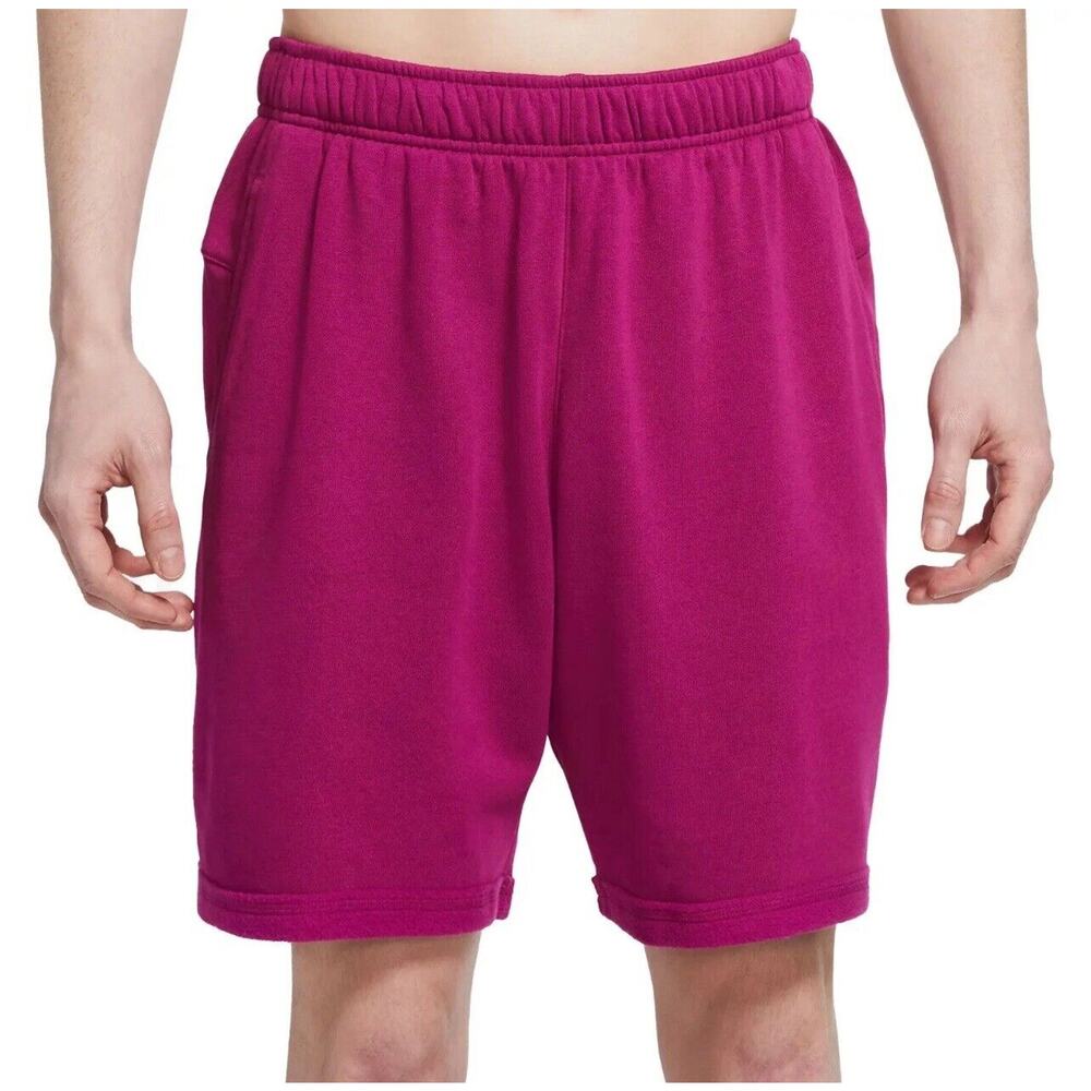 Nike Yoga Therma-Fit Core Shorts Dynamic Berry Mens Size Small S DM7831-549 NEW